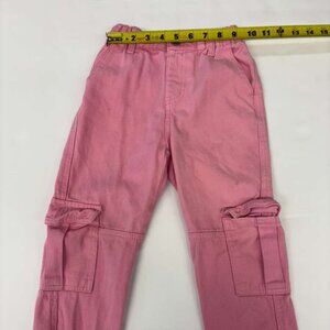 Girls Pink Cargo Pants